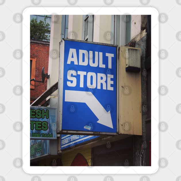 Adult Bookstore Sticker by Jonesyinc